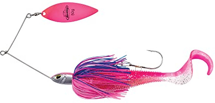 Berkley Zilla Spinnerbait - Spinner à Palette pour la Pêche en Eau Douce des Carnassiers, Brochet, Perches, Sandre, 25 g, Pinky Promise