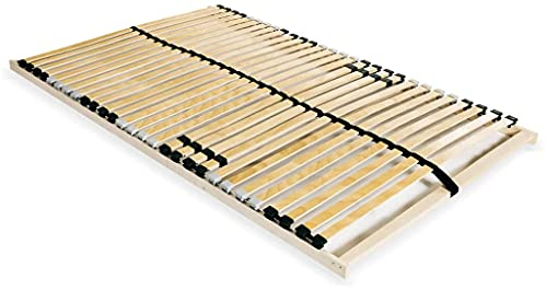 Festnight Lattenrost Verstellbar mit 28 Latten 7 Zonen Lattenrost 120 x 200 cm Lattenrahmen Bettauflage Bettrost Verstellbares Bett Lattenrost Höhenverstellbar(Fest)
