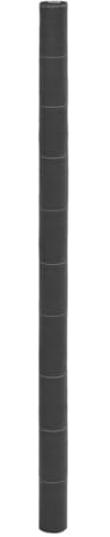 vidaXL Unkrautvlies, Gartenvlies gegen Unkraut, Unkrautfolie Wasserdurchlässig UV-stabilisiert, Unkrautflies Mulchfolie Bodengewebe, Schwarz 2x50m PP