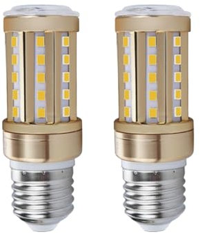 IOEDHW 9/12W LED Screw Corn Light Bulb 900/1200 Lumen 3000K Warm White E27 Base Non-dimmable Ceiling Fan Light Bulbs Corn Lighting For Home Garage Warehouse Indoor LED Corn Bulbs 85V-220V Pack Of 2/1