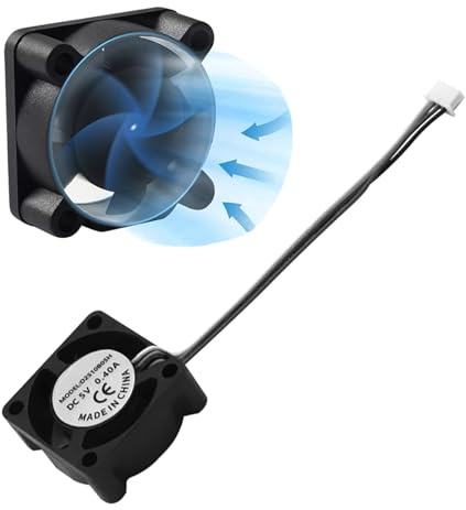 Ventilatore a caldo per stampante 3D Bambu Lab X1 X1C, ventola di raffreddamento veloce con velocità massima di 18.000 giri/min, nessun rumore, 25 x 25 x 10 mm