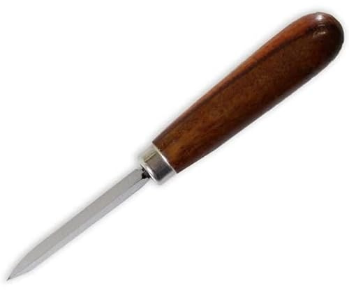 Rascador triangular con mango de madera de 7.5 pulgadas