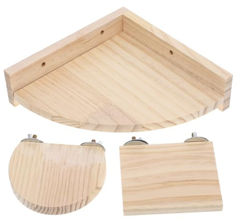 BUGUUYO Perchoir en Bois pour Écureuil Support De Saut Planche Descalade Pratique pour La Maison
