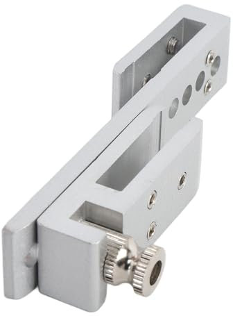 Verrou en métal pour portes en verre, serrure de porte en verre, verrou de sécurité en alliage d'aluminium et acier inoxydable, convient pour le verre de 8 à 12 mm d'épaisseur, avec une plage de
