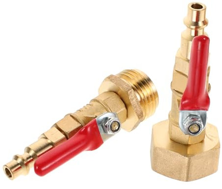 Zerodeko Rv Ausblasstopfen Schnellkupplung Mit Gartenwasserschlauchgewinde Adapter Und Kugelhahn Für Bewässerungsanlagen Von Booten Wohnmobilen Und Anhängern