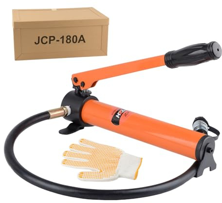 HZLZRZ CP-180 Hydraulic Pump Hand Operated Pump Hydraulic Hand Pump Manual Pump for Porta Power and Jack (1000psi) (HZ-180)