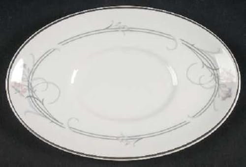 Royal Doulton Carnations Pattern Gravy Boat Saucer Only - Fine Bone China