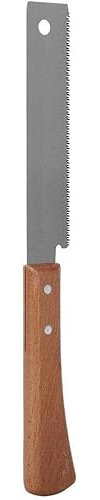 CYSFETENA 12 Inch Small Hand Saw, Sk5 High Carbon Steel Straight Handle Flush Cut Saws, Lightweight Fine Tooth Saw with Beech Handle for Garden Pruning, Carpentry, Renovation