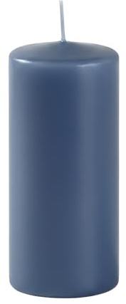 6-pack ljus - diameter 6 cm hög 15 cm - färg blå - färg blå - 72 timmars livslängd - Cereria Di Giorgio