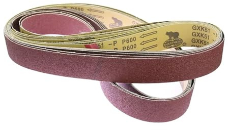 Bande abrasive 20 pieces 2000x50mm Abrasive Sanding Belts P40-P800 Wood Soft Metal Coarse Grinding to Fine Polishing(P60)