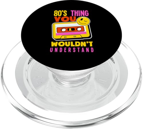 Patín Boombox Retro Vintage de Regreso a los 80 PopSockets PopGrip para MagSafe