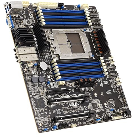 ASUS S14NA-U12 Server Mainboard Sockel AMD SP6 (CEB, 12 DDR5-DIMM Steckplätze, 2X M.2 PCIe 5.0, AMD EPYC 8004, 2X Dual-Slot GPU Unterstützung)