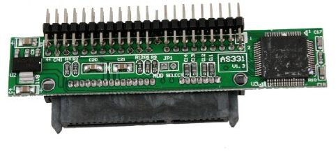 Ruilogod 2.5 pulgadas 7 + 15p SATA HDD SSD Drive to 44P IDE Adapter Converter