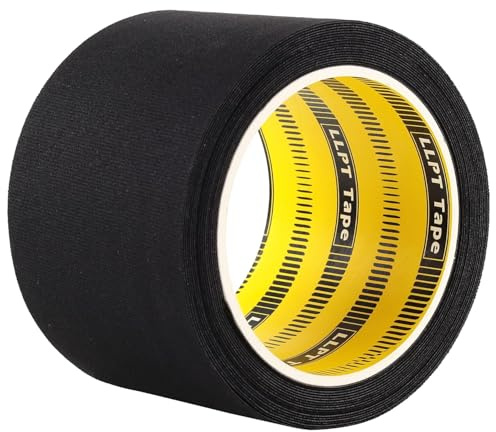 LLPT Nahtdichtband zum Aufbügeln Wasserdicht 76mm*5m*0.15mm, Patch-Reparaturband für Neoprenanzüge Trockentauchanzüge, Angelanzüge Industriestandard Trägermaterial Farbe Schwarz(IR3065)