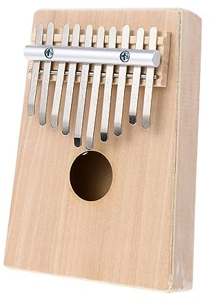 BESTonZON Handbemaltes Daumenklavier Diy Kleines Fingerklavier Kreatives Musikinstrument Für Junge Mädchen Künstlerische Gestaltung Malspaß Daumen Klavier Holzspielzeug