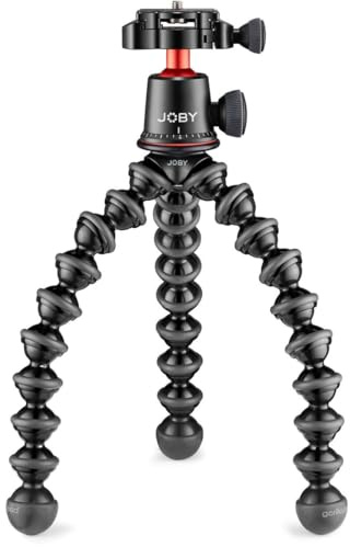JOBY GorillaPod 3K PRO Aluminum Tripod Stand with Ball Head, Black