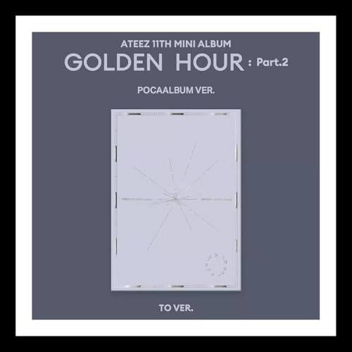 ATEEZ GOLDEN HOUR : PART.2 11th Mini Album (POCA ALBUM TO Ver + Gift Card) K-POP SEALED