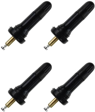 4 Stück Rdks Ventile für Reifendrucksensoren Auto,Valve Reifendruckkontrollsystem Rdks Sensoren Autoreifen, Reifenventile Rdks ProgrammiergeräT Gummiventile,Tpms Sensor Reifendruck-Kontrollsystem