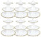 6Pack 3 Tier Cake Stand, White Cardboard Cake Stand, Dessert Cupcake Stands Round Cardboard Cupcake Tower for Birthday,Party,Baby Showers