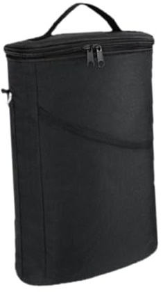 F Fityle 2 Flaschen Wein Taschen Tasche Isoliert Kühltasche Geräumige multifunktionale Weinträger Isolierte Rucksack für Wanderstrandarbeit