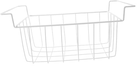 Holibanna Panier Suspendu pour Congélateur 45x22x20 Cm en Maille Métallique Renforcée, Organisateur De Rangement Ventilé, Panier à Étagère Polyvalent pour Congélateur Domestique Et Professionnel