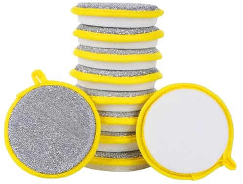 JECOMPRIS 20piezas Esponja para Lavar Platos De Doble Cara Esponjas De Cocina Antigrasa Paños De Limpieza para Fregar Platos y Ollas para Cocina