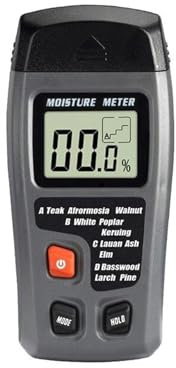 Igrometro, MT10 Igrometro preciso con ampio display LCD Misuratore di umidità del legno Misuratore digitale for pareti