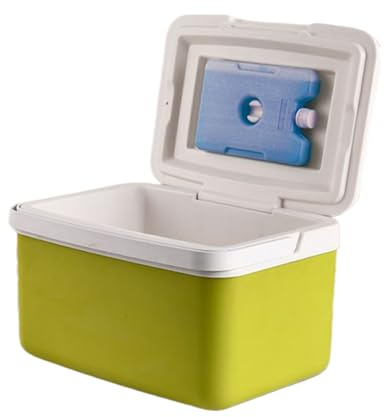 Isotérmica | Caja Estanca con 4 Bloques de Hielo - Recipiente Térmico con Asa Ergonómica Portátil de Gran Capacidad para Bebidas Viajes Playa Picnic y Acampada