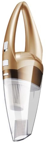 VALICLUD Aspirapolvere Portatile Wireless per Auto Potente Design Leggero e Maneggevole Funzione Bagnato e Asciutto Aspirabriciole Dual-use per Casa e Veicolo Colore Oro