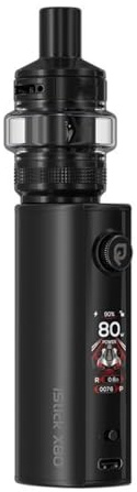 For Eleaf iStick X80 Kit Batteria integrata da 3200 mAh abbinata a un serbatoio MELO X da 5 ml [5-80 W] Potenza massima compatibile con EC-D Dual Mesh 0,15/0,3/0,5Ω - Senza nicotina e senza liquido