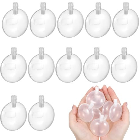 Jxiwfvl 12pcs Squeakers for Dog Toys, 50mm/2inch Dog Squeaky Toy Replacement Round Dogs Squeakers Replacement Airbag Dogs Toy Squeaker Noise Maker Insert for Plush Toys Repair