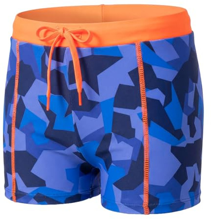 JinBei Maillot de Bain Enfant Short de Bain Garcon Séchage Rapide, 7-13 Ans | Slip de Bain, Ceinture Élastique avec Cordon, Léger Court Moulant Short, Adolescents, pour Surf, Plage, Natation
