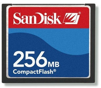 Sandisk CompactFlash® 256 MB Memoria Flash 0,25 GB - Tarjeta de Memoria (0,25 GB)