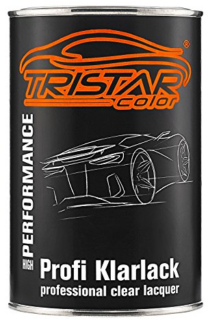 TRISTARcolor 1K Klarlack matt Dose 1,0 Liter Autolack | Profiqualität, wetterfest, lichtecht, UV-beständig, glatte Oberfläche, ausgezeichnete Haftung, Made in Germany