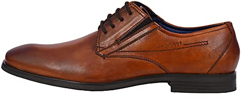 bugatti Herren Businessschuhe, Männer Business Schnürer,Schnuerer,straßenschuhe,Strassenschuhe,Schnuerung,lace-up Shoes,Cognac (6300),46 EU / 11 UK