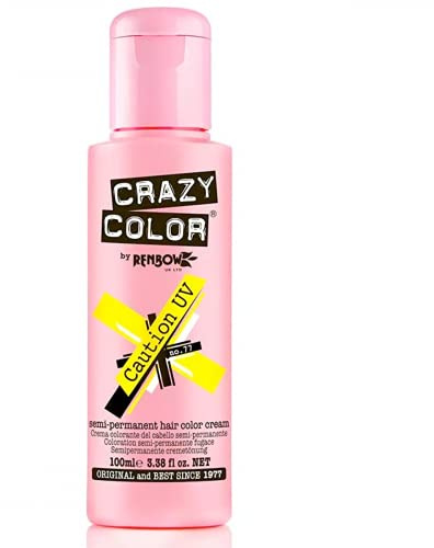 Coloration Crazy Color Caution UV Jaune 100 ml