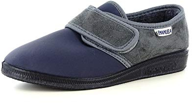 EMANUELA Pantofola Elasticizzata Invernale Donna 601 Grigio Made in Italy (38 EU)