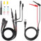 AUTOUTLET - Sonda oscilloscopio 200 Mhz con clip per test BNC P2200 10X/1X nero con BNC a mini grabber e kit di strumenti di regolazione