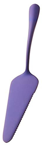 Hemoton 8.70 Inch Serrated Cake Shovel Stainless Steel Baking Tool for Cutting and Serving Pizza Cheese Pie and Pastry in Kitchen