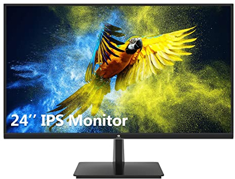 24 inch Monitor, Z-Edge Computer Monitor, Full HD 1920 x 1080p IPS 100Hz PC Monitor with HDMI, VGA, Frameless, U24I Anti-Glare Screen