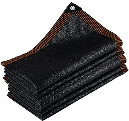 KOOEIN Red De Sombra Negra,Tela De Sombra,Vela De Sombra,Lona De Sombra,Cubierta De Plantas De Jardín,antienvejecimiento,Resistencia Al Desgarro,95% Anti UV,Personalizable,4x6m/13.1x19.7ft