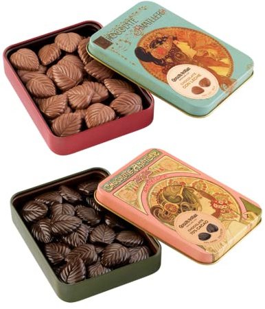 Chocolates Amatller – Pack de 20 Cajas de Bombones en Hojas Finas Chocolate 70% y Chocolate con Leche (20x60gr) - Sin Gluten