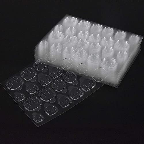 30 Hojas 720Pcs Nail Glue, Pegatinas Uñas Postizas, Uñas Postizas Gel Pegatinas De Pegamento De Uñas Falsas Transparentes Para Salón De Uñas, Arte De Uñas Para Damas Diy, Arte De Uñas