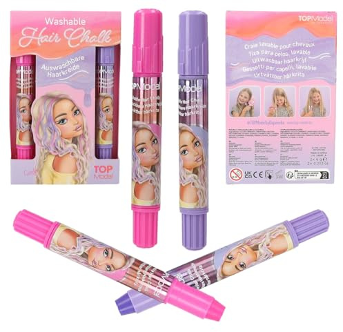 Depesche 1 Packung TOPModel Haarkreidestifte Beauty and ME