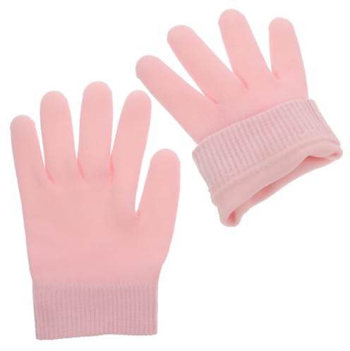 FRCOLOR Feuchtigkeitsspendende Gelhandschuhe Für Damen Hautfreundlich Hochelastisch Handpflege Schutz Für Private Und Professionelle Anwendung Pink