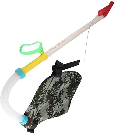 nikusaz Flexible Handle Beans Planter Manual Fertilizer Spreader for Farm Corn Vegetables Sugar Cane Fruit Trees