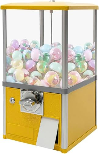 LYJYUJIE Distributeur Automatique De Bonbons, Machine À Capsules De Gencives, Distributeur Automatique De Capsule avec Serrures, Caramel Mât-Gomme De Gomme pour Capsules Toys ~ /