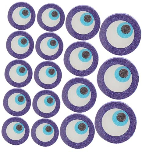 Angoily Modische Böse Augen-aufkleber Für Die Nägel Für Frauen 2 Blätter Nagelkunst-aufkleber Nagel-zubehör