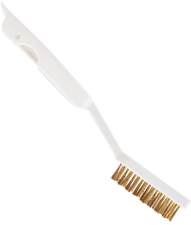Brush for Range Hood Grease Grime | Heavy Duty Kitchen Stove Scrubber with Scraper | Sink Cooktop Cleaning Tool | Rust Cleaner for Pot Pan grease remover brush | kitchen degreasing tool | heavy-duty
