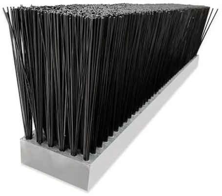 Industrielle Scheuerbürste/Ziegelmaschinenbürste/PVC-Streifenbürste/Gebogene Bürste mit weichen und harten Borsten/Nylonbürste mit hoher Temperaturbeständigkeit, Haarlänge 30 mm(500mm)